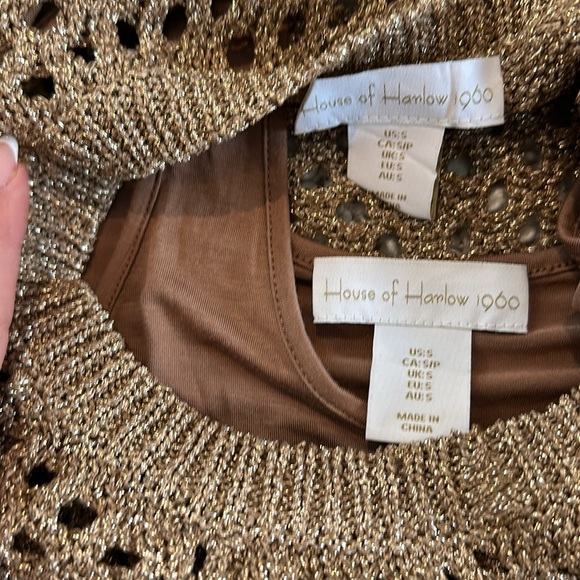 House of Harlow Netted Maxi Dress with Slip - Picture 4 of 5